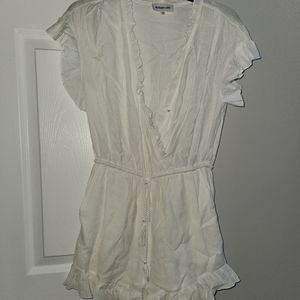 Sugar Lips White Romper Short